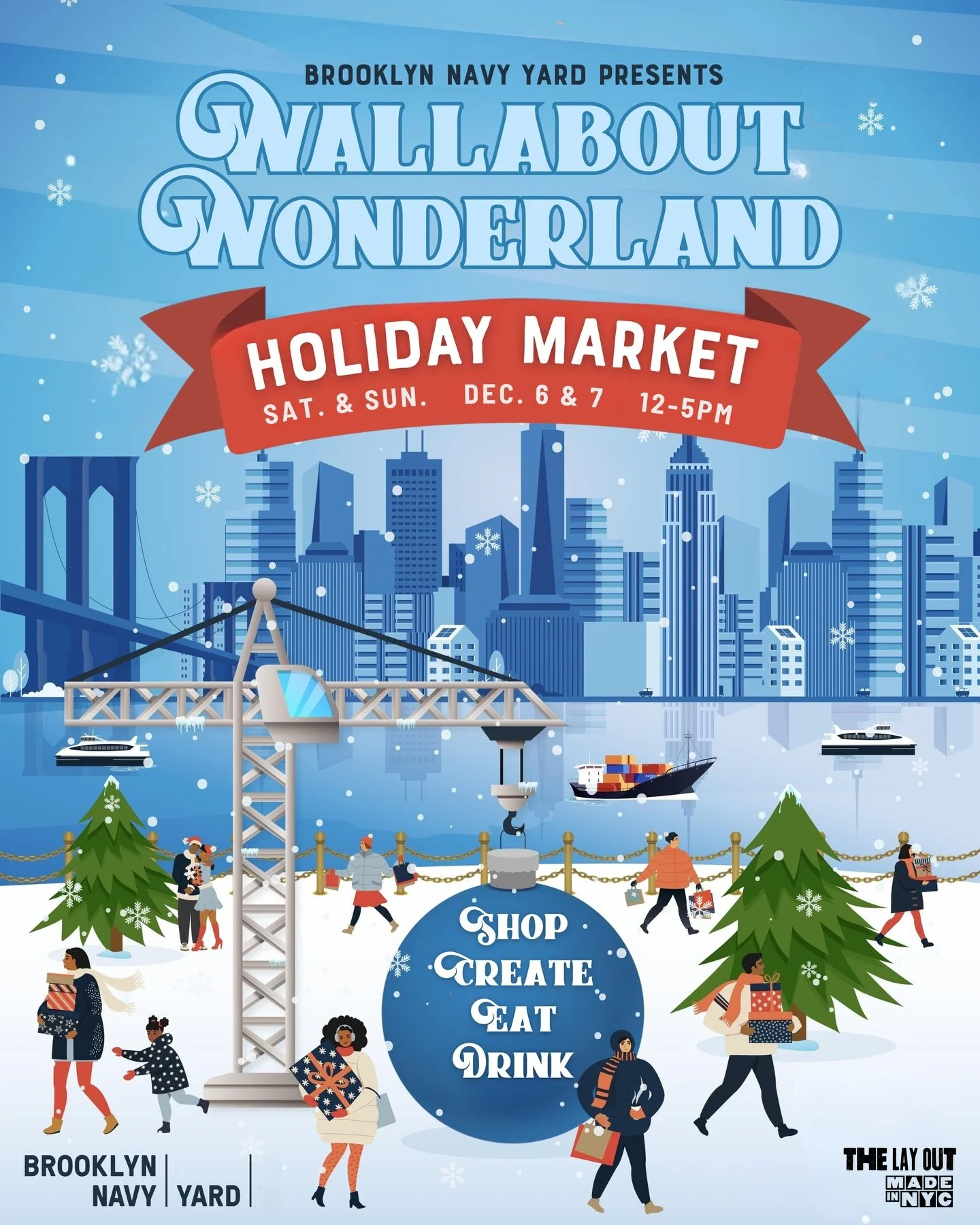 Guyysssss!!! - We are vending this ENTIRE Weekend! 🤎

Catch us on SATURDAY &amp; SUNDAY at the 8th Annual Wallabout Wonderland Holiday Market at Brooklyn Navy Yard! @bklynnavyyard in collaboration with @thelayoutco 👌🏾

Per usual there will be a ta