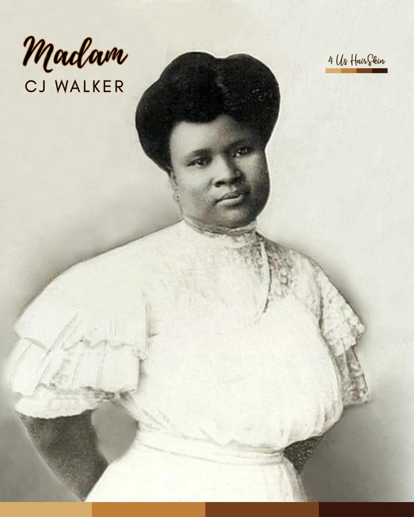 🪮 Black History Month Spotlight 🪮

Madam C.J. Walker&mdash;beauty pioneer, hair care innovator, and the first self-made Black woman millionaire in the U.S. She built a hair care empire rooted in care, confidence, and community at a time when Black 