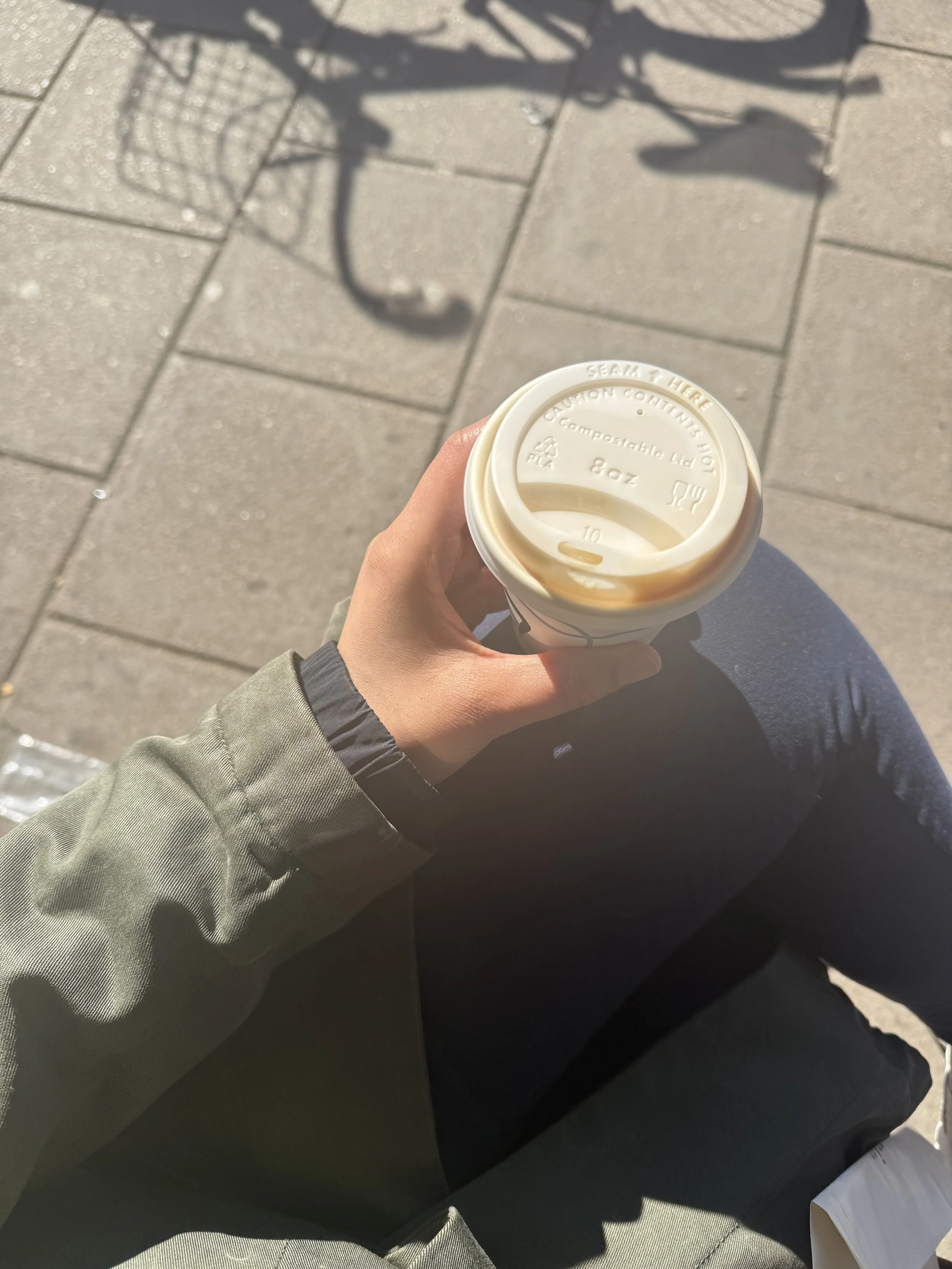 Getting coffee