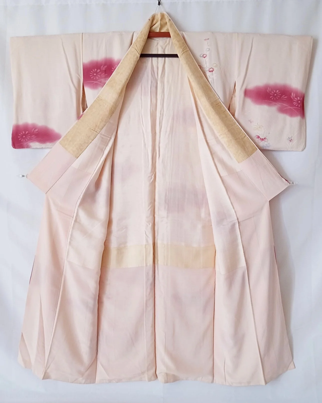 silke kimono morgenkåpe