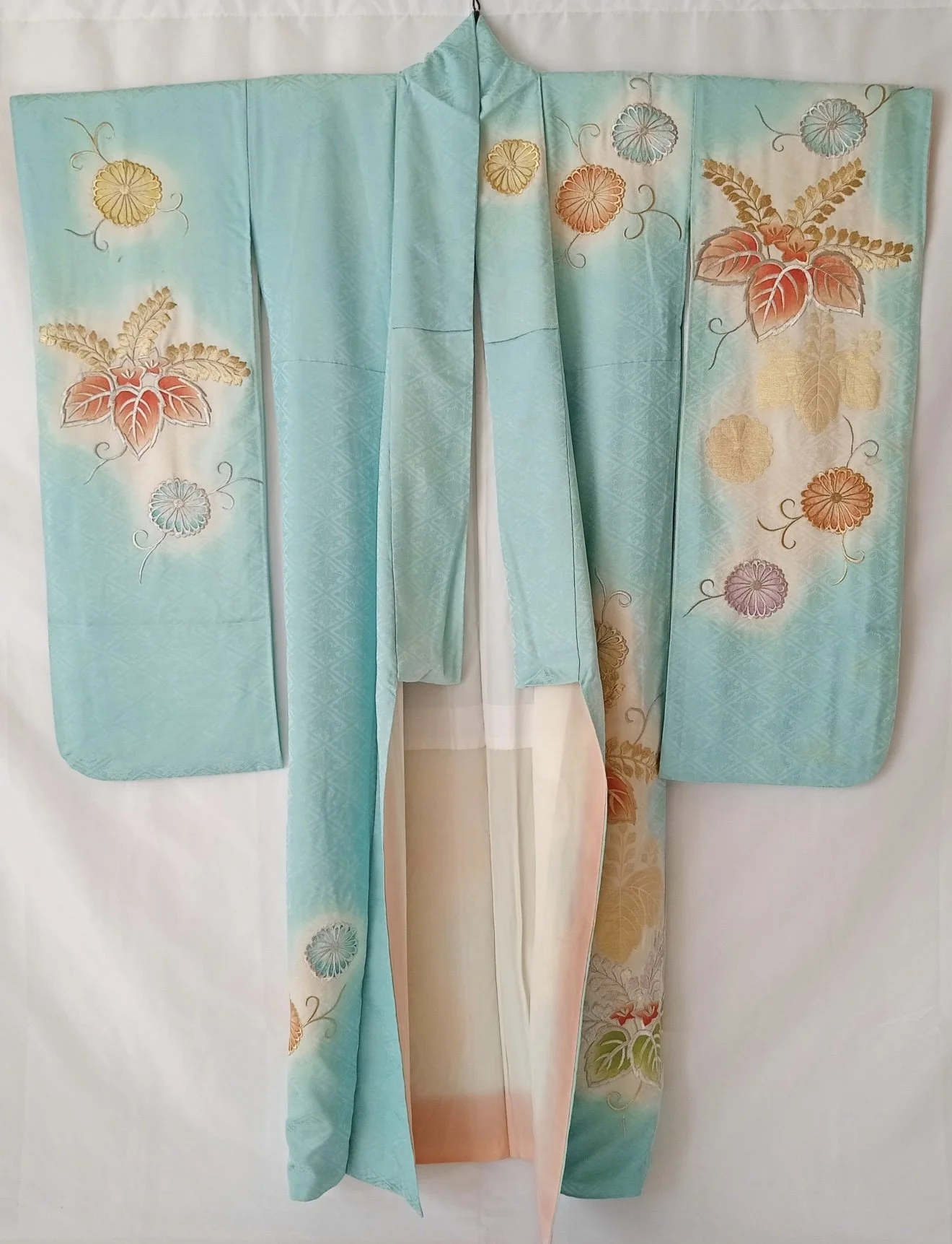 silke kimono morgenkåpe