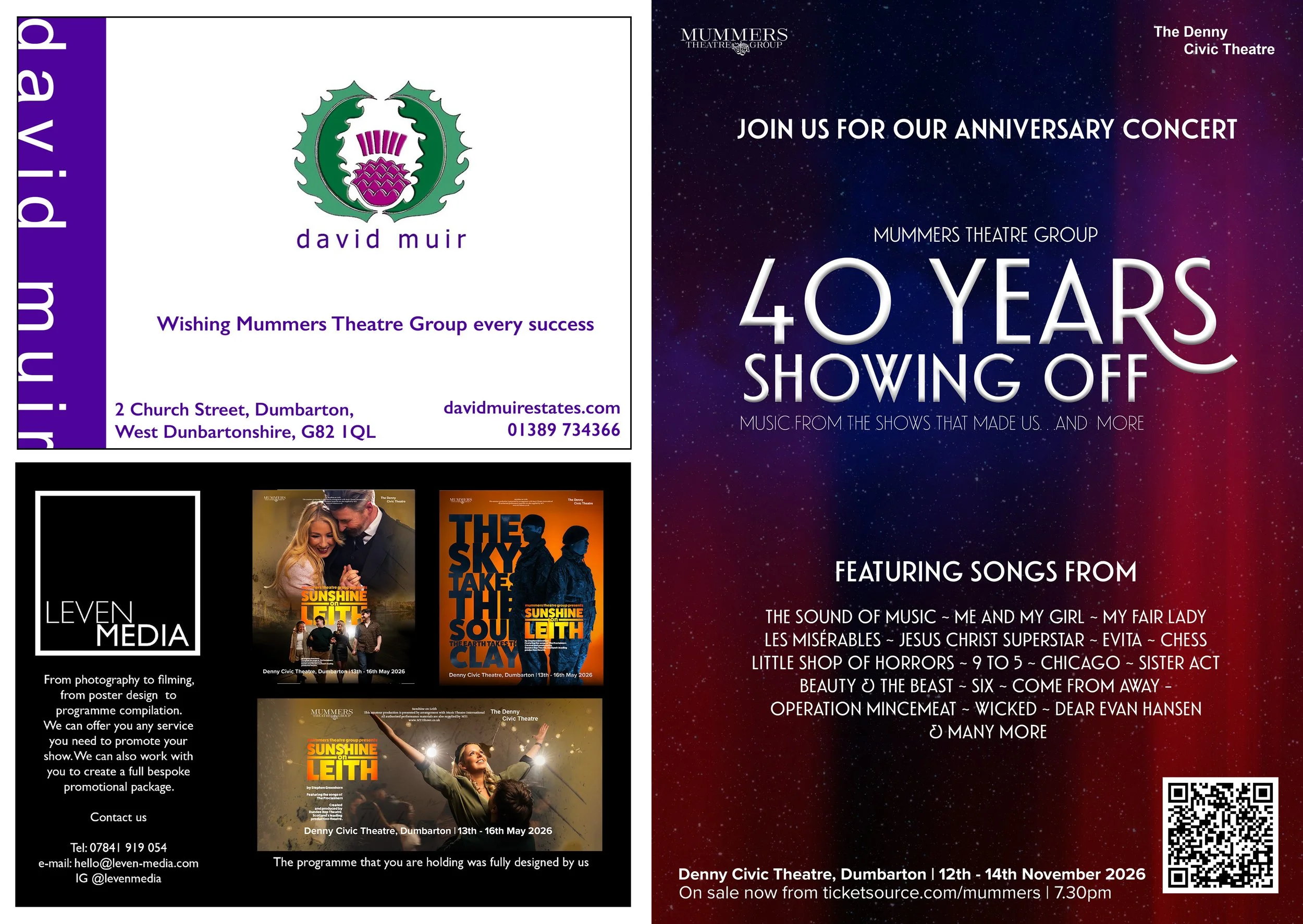 A5 Theatre Programme