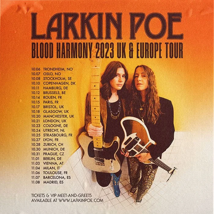 LARKIN POE EUROPEAN TOUR 2023