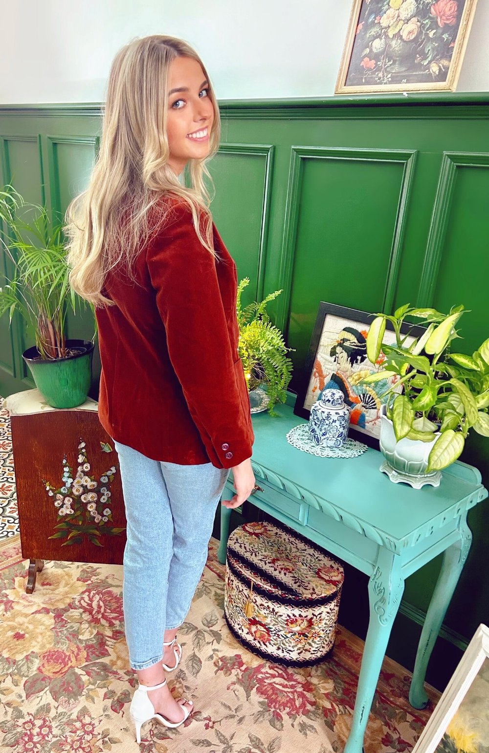 Original 1980s Rich Brown Velvet Jacket — Rustic Runway Vintage