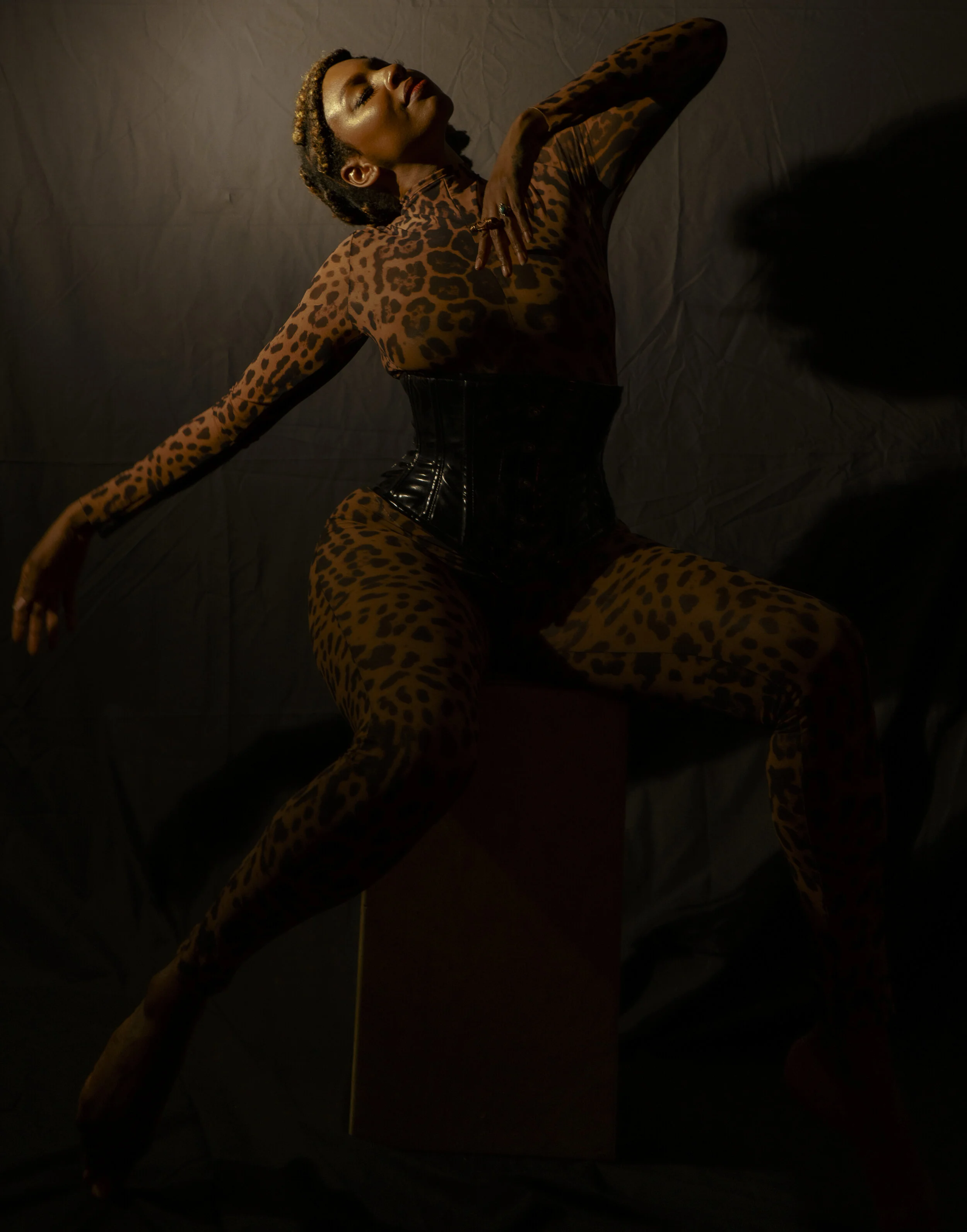 gracebeautyblackwomananimalprint.JPG