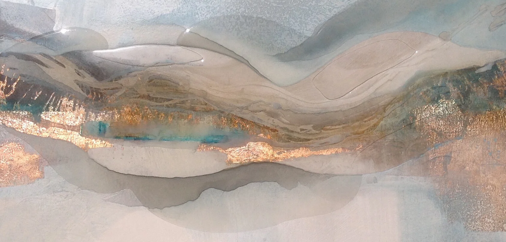 Soul Mountain (SOLD) > 610 x 610 x 50mmBACK TO MIXED MEDIA WITH RESIN