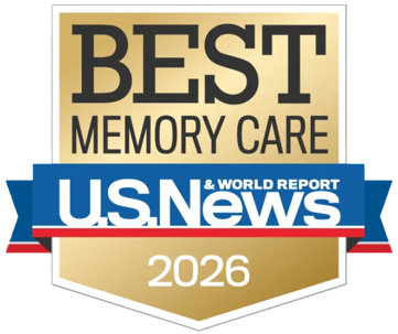 Best memory care award badge from U.S. News & World Report 2026.