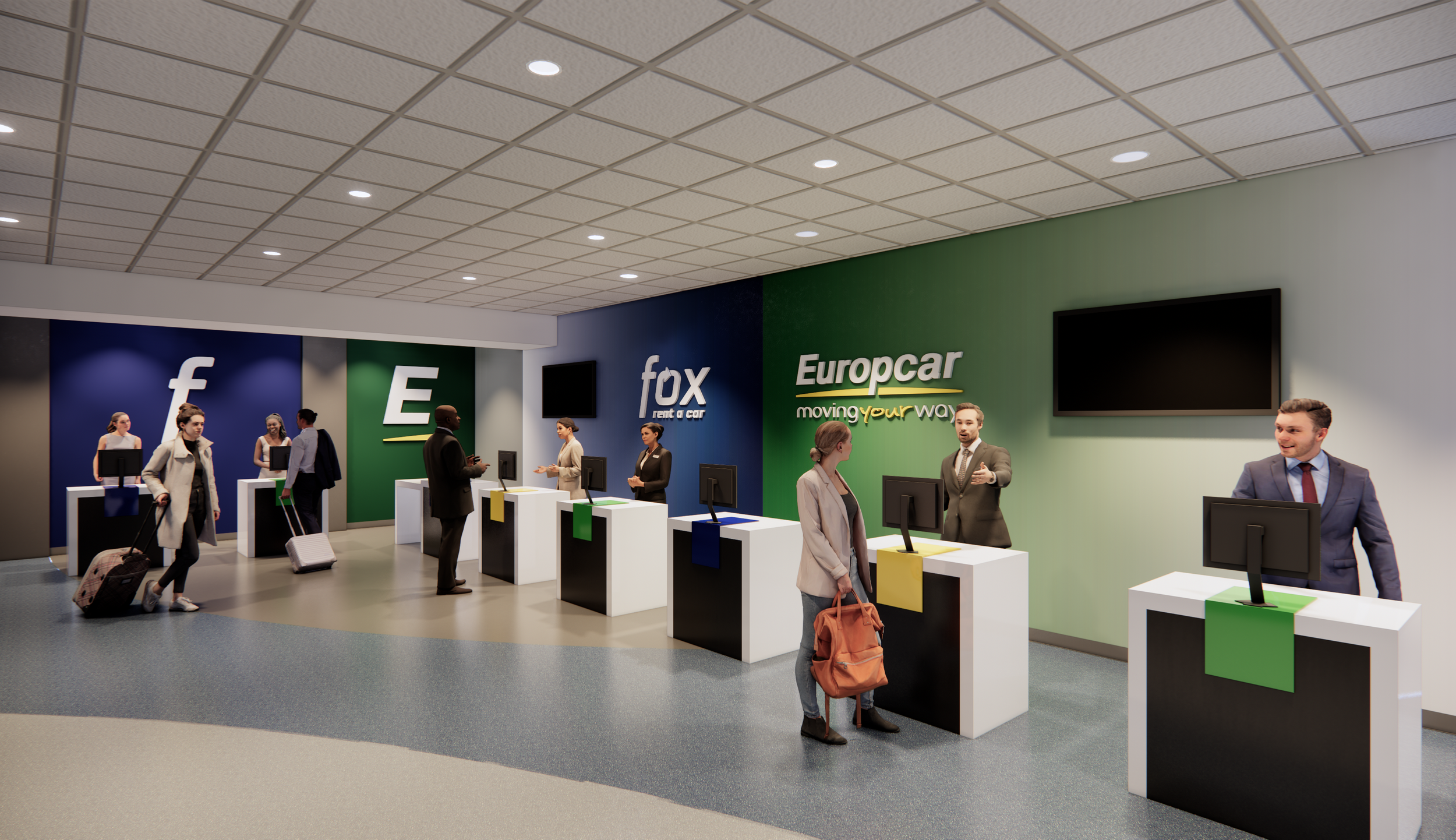 Fox Rent-A-Car 

Location: Dallas Fort-Worth International Airport
Client: Lawrence Group