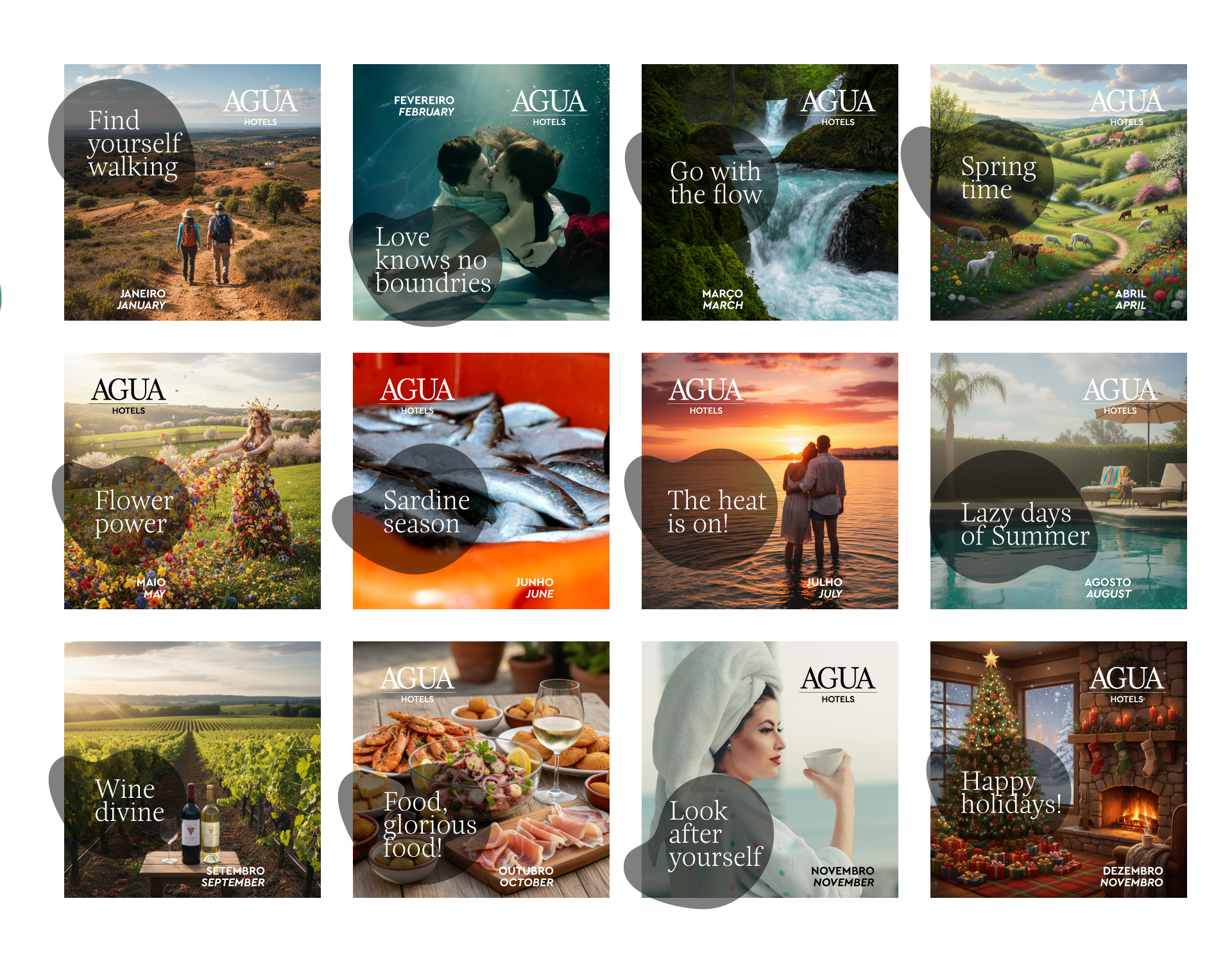 AGUA – Calendário de temas sazonais
