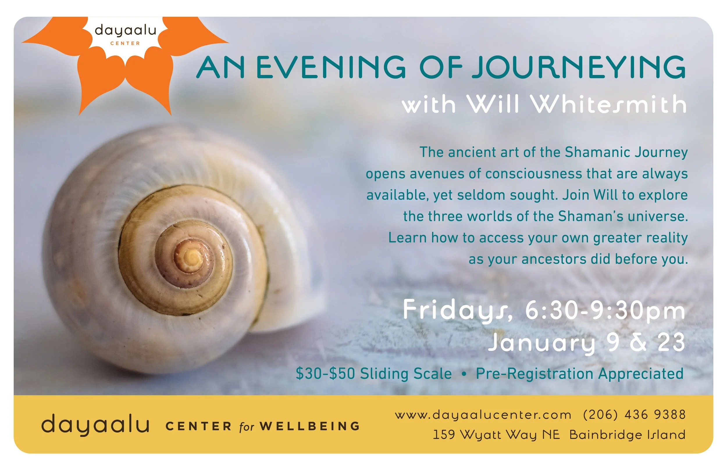 An Evening of Journeying on Bainbridge Island, WA
