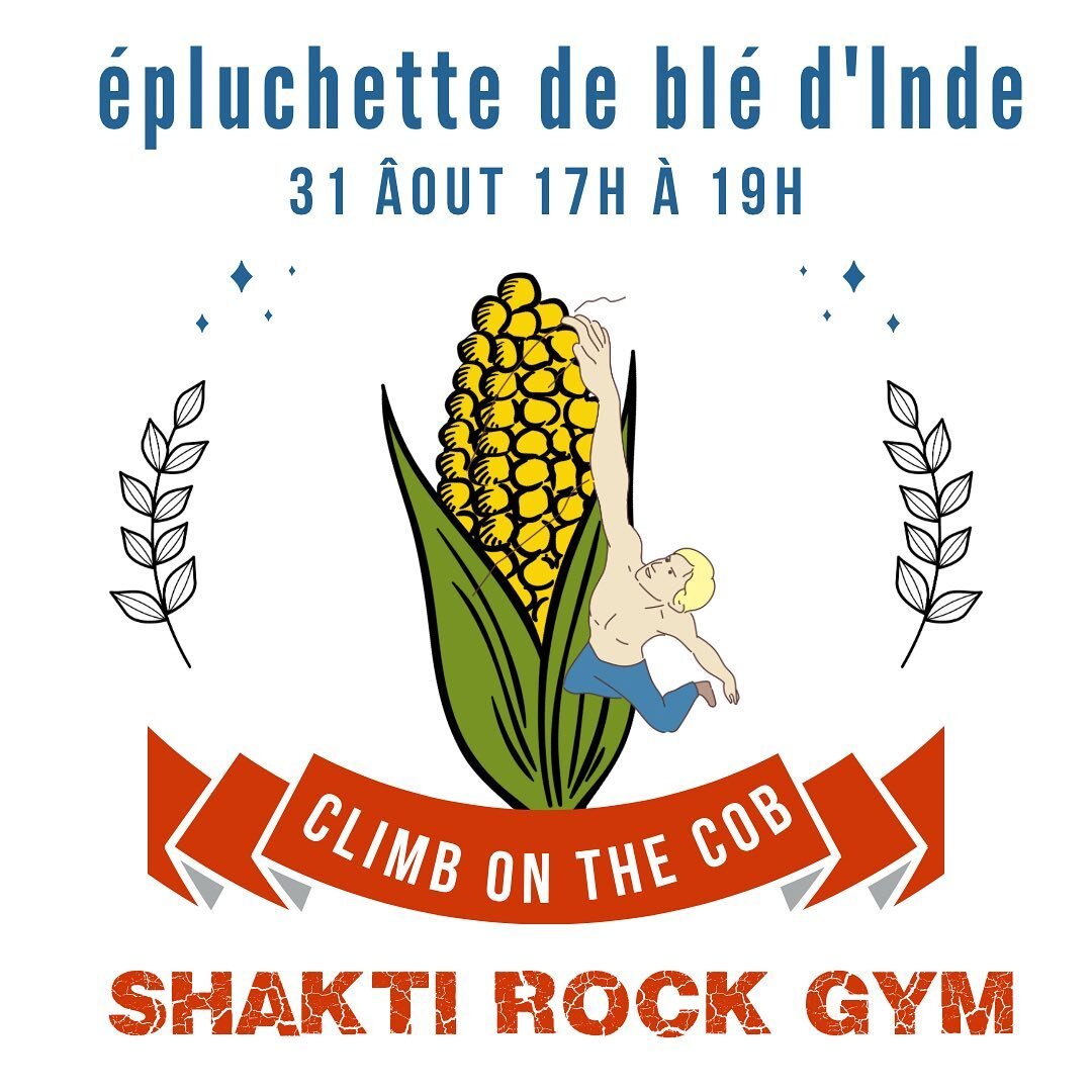 Save the date!
Notre deuxi&egrave;me annuelle &eacute;pluchette de bl&eacute; d&rsquo;Inde aura lieu le 31 ao&ucirc;t de 5 &agrave; 7 !

🌽 &Eacute;v&eacute;nement gratuite 🌽

Une p&rsquo;tite occasion pour jaser et manger du bon ma&iuml;s qu&eacute