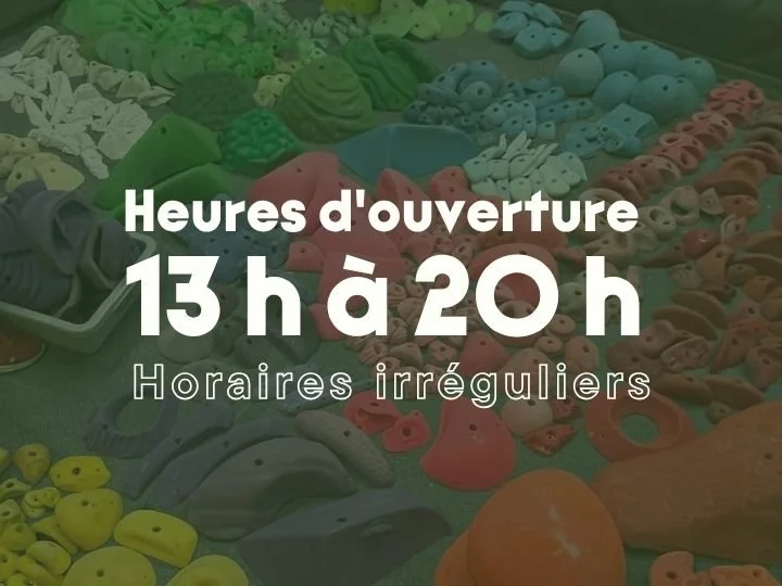 Ouverture à 13 h