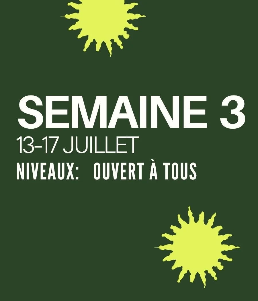 Camp de jour: Semaine 3