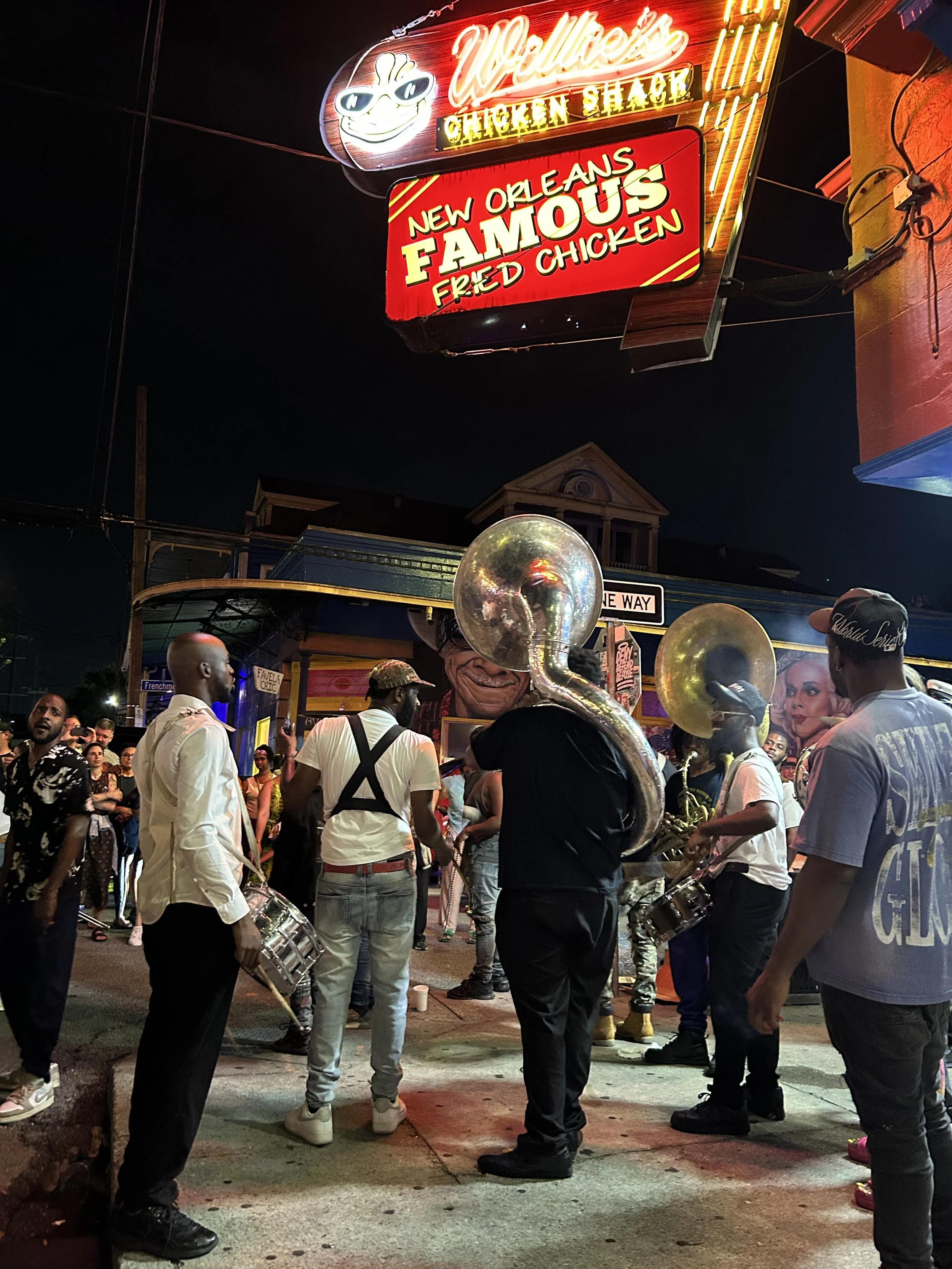 Street band in the French Quarter