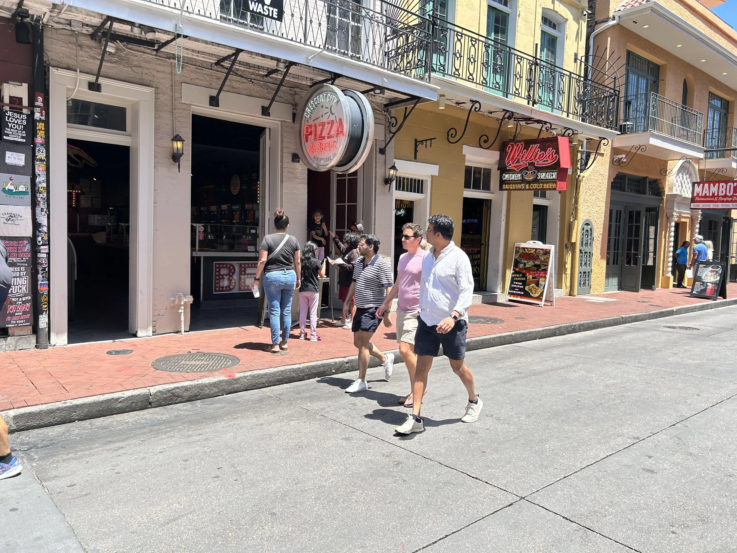 Walking in the French Quarter