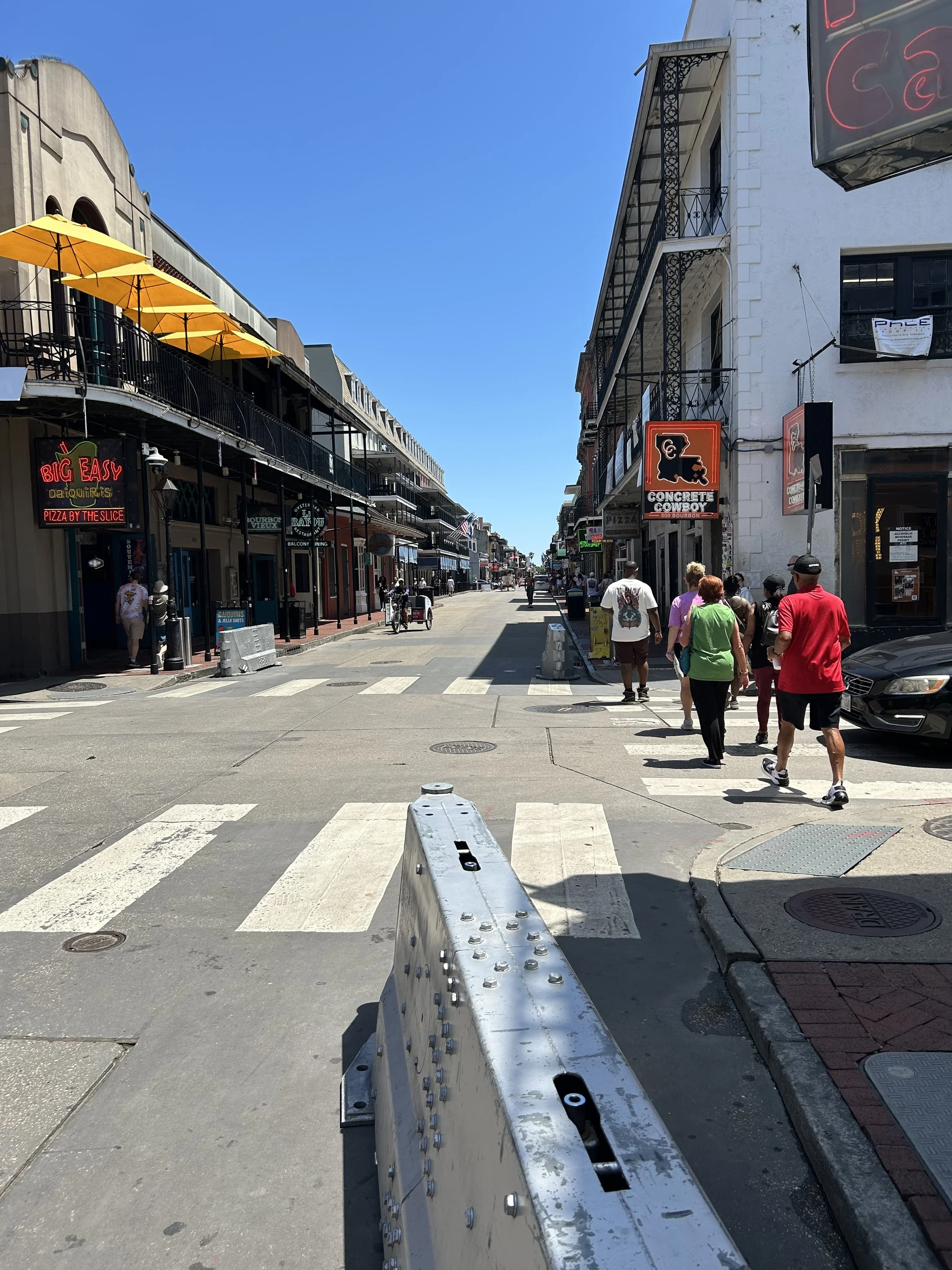 Walking in the French Quarter