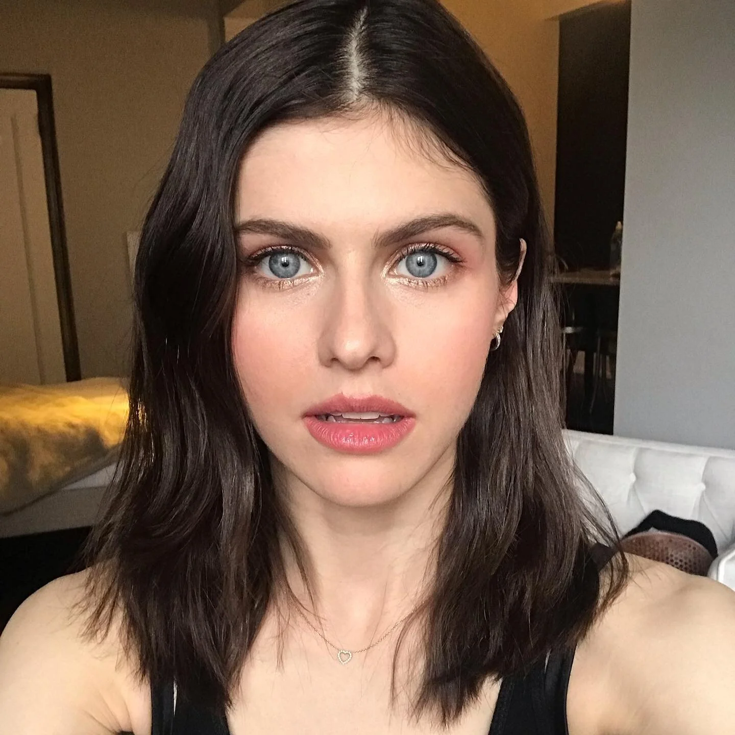 Baby Blue&rsquo;s
@alexandradaddario 
#TBT
Eyes @lauramercier  caviarsticks