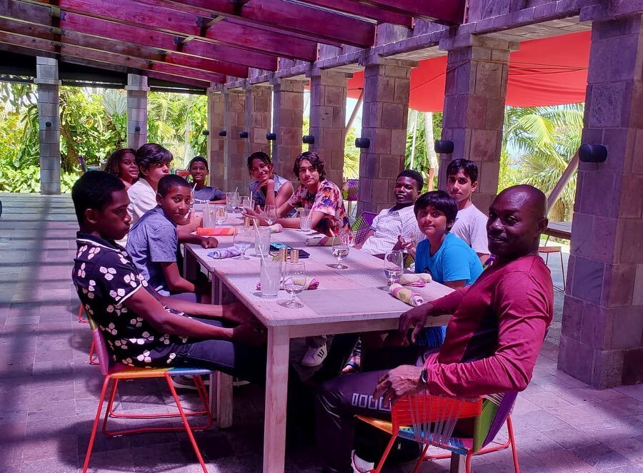 WOW! Thank you Golden Rock for treating the young Bring It Swimmers that recently competed in the 2.5 mile Nevis to St Kitts Cross Channel Swim to a delicious lunch in their beautiful garden! We are so proud of these young kids and their recent achie