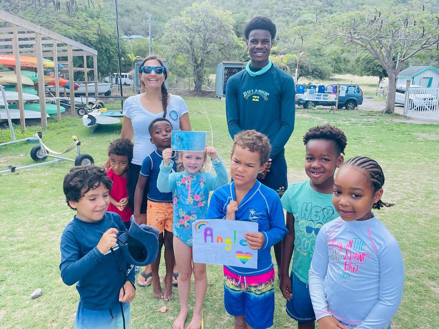 Easter Aquatic camp brings 40 kids to the Center for a full day of swimming, sailing and marine biology sessions! The campers are having a great time whilst developing their skills!
