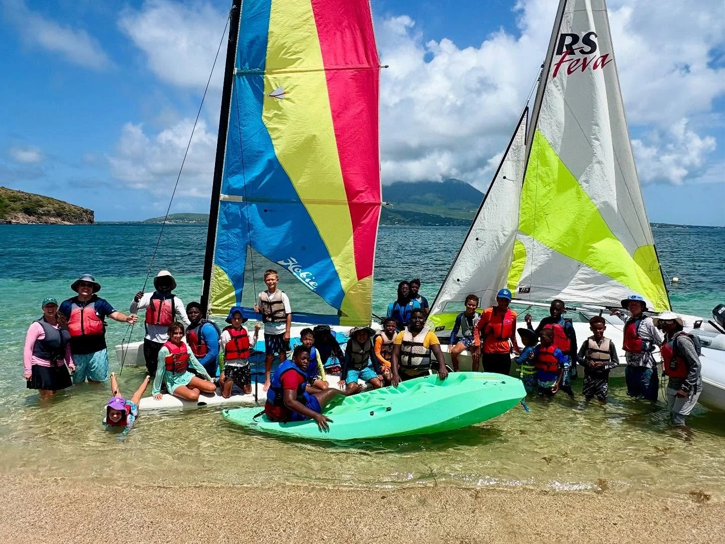 That&rsquo;s a wrap on Summer Sail Camp at the Nevis Aquatic and Sailing Center! After five days of fun, learning, and lots of sailing, our campers wrapped up the week with an adventure sail across to St. Kitts&mdash;complete with a beach picnic and 