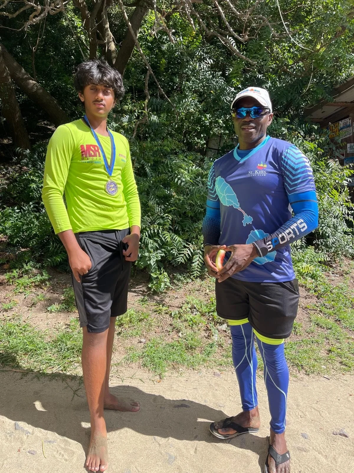 Our very own Abhijith Srinivasan took on the 1.9-mile Peninsula Swim today, hosted by the St. Kitts Yacht Club, and he didn&rsquo;t just show up&hellip; he dominated!

Abhi WON the Male 18 &amp; Under category!

What an incredible performance. What a