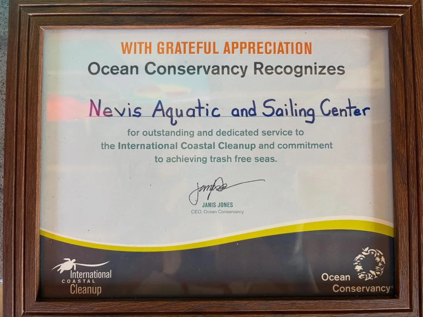 Honored to be recognized by Ocean Conservancy for our commitment to the International Coastal Cleanup and to working toward trash-free seas. This award belongs to our community, volunteers, and everyone who shows up for the ocean