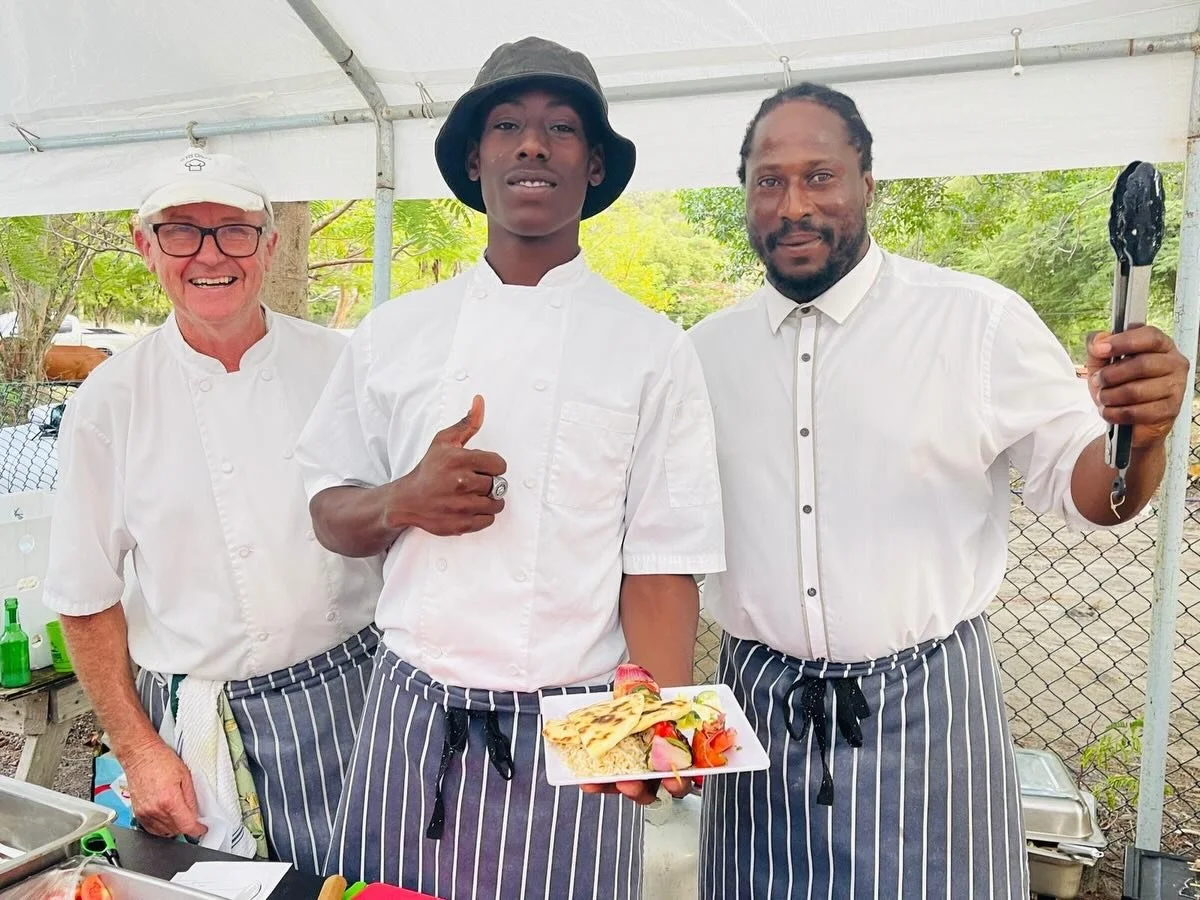 Yesterday was a full day of wonderful connection! We started with a bustling morning of adult and youth sailing lessons, plus Queen Wren&rsquo;s swimming class. After all that, we came together for a magical evening at our Nevis Chefs pop-up fundrais