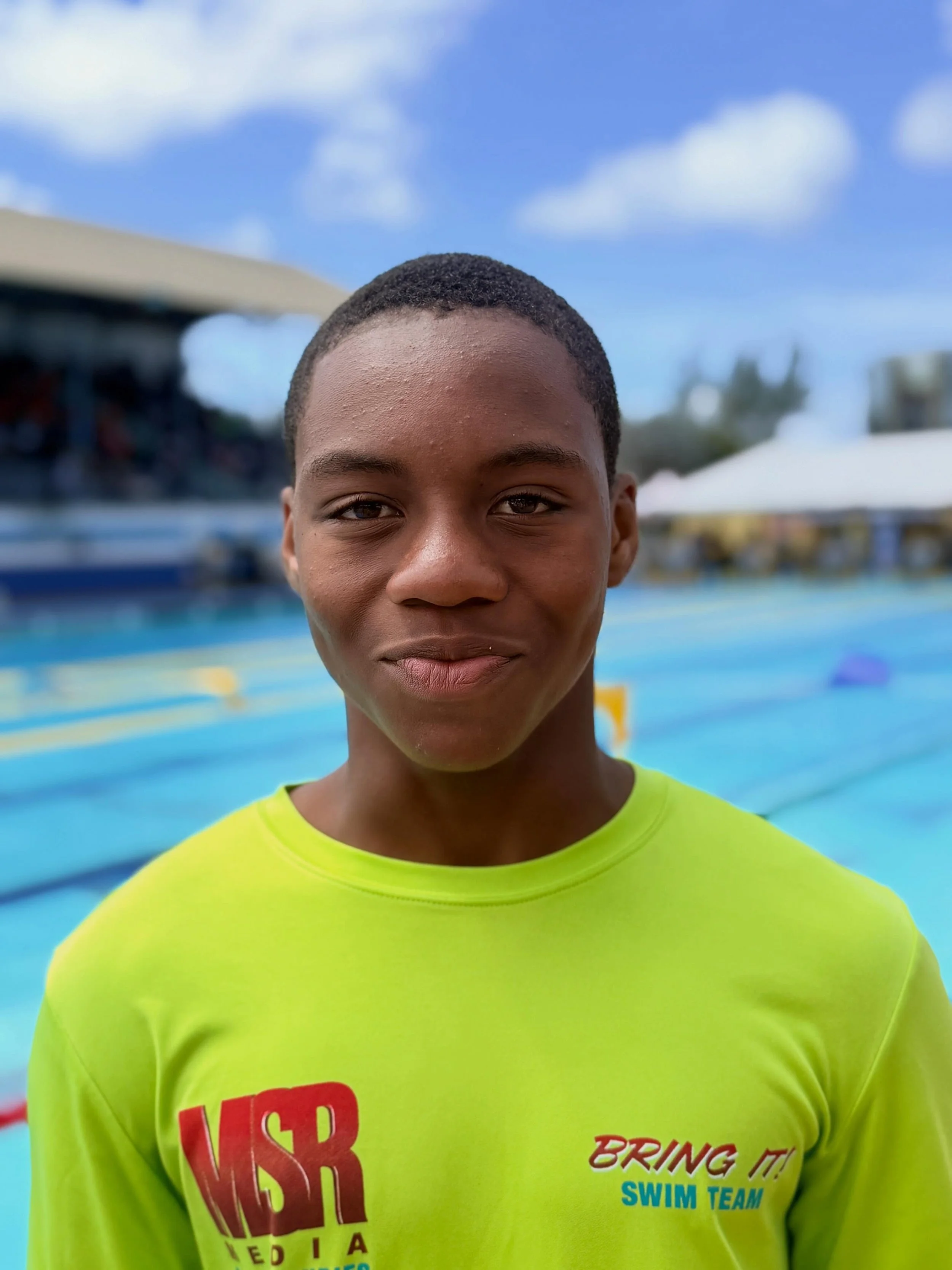 Last but certainly not least of our swimmers, we recognize Teadrian Tross for another strong competition weekend in Barbados.

Having already secured his OECS qualification earlier this year, this meet provided Teadrian with another valuable opportun