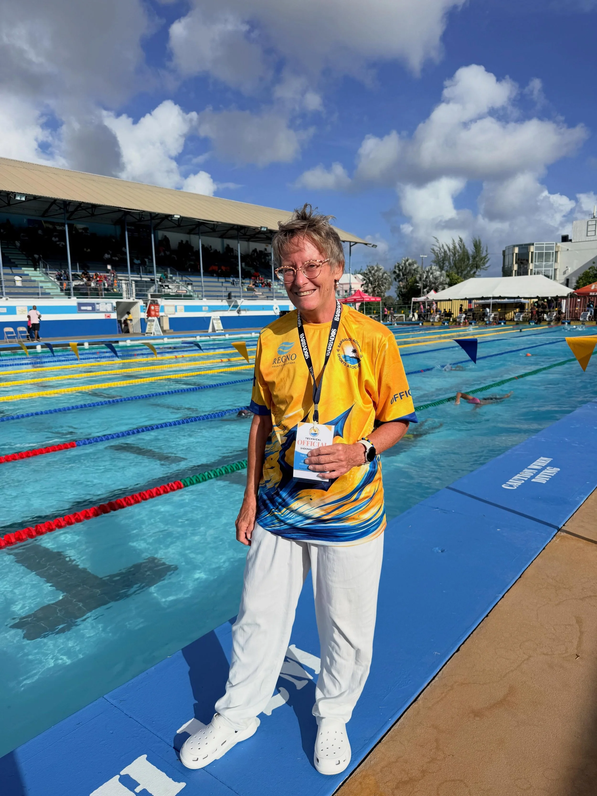 We would like to recognize Coach Annelise Libbrandt, who proudly served as an official throughout all four days of the Sonia O&rsquo;Neal International Invitational in Barbados.

In addition to supporting Bring It Swim Team on deck, Coach Annelise pl