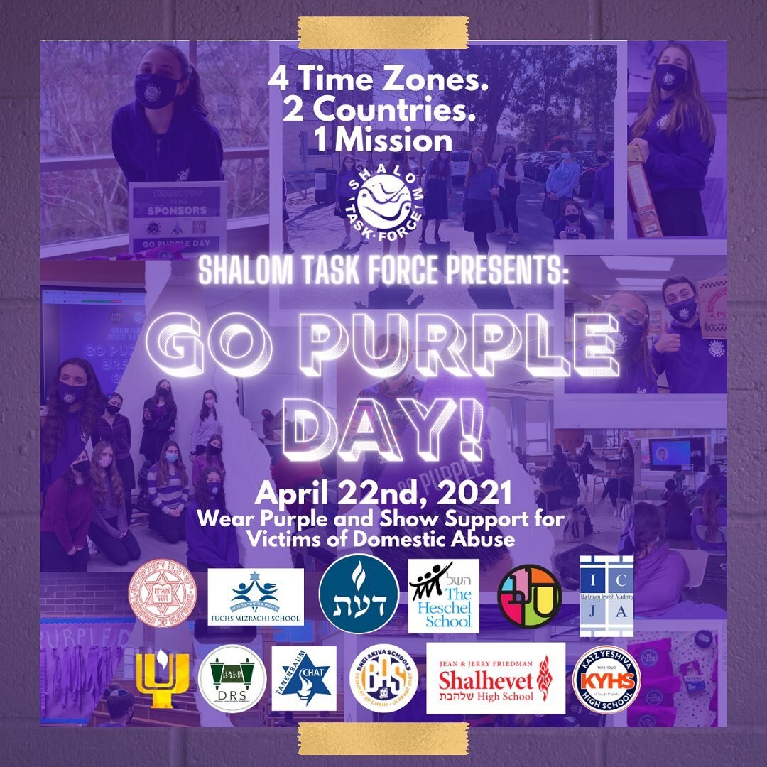 Looking forward to Go Purple Day next week!