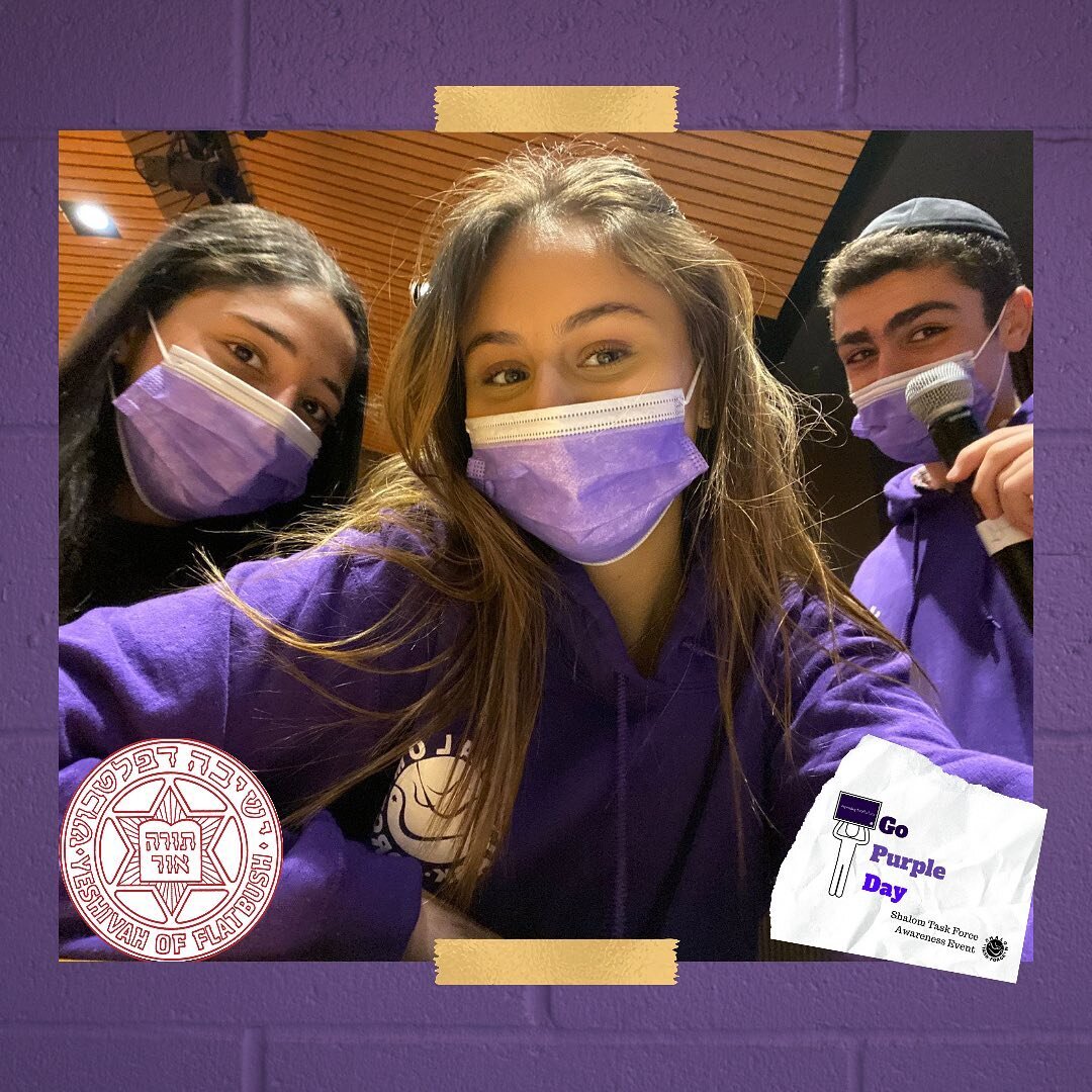 Check out these great pictures from Go Purple Day at @yofhs ! Thank you to our Purple Fellows, Mark Antar, Rebecca Dweck, and Noyah Shebshaievitz, and all of the administration and faculty who made the day such a success!