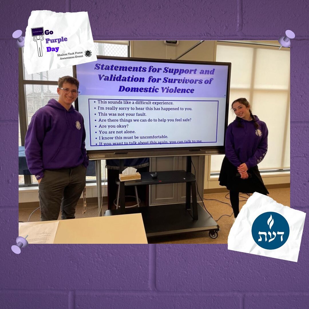 Check out these great pictures from @datcampus Go Purple Day! Shout out to Abby and Zev for planning the event!