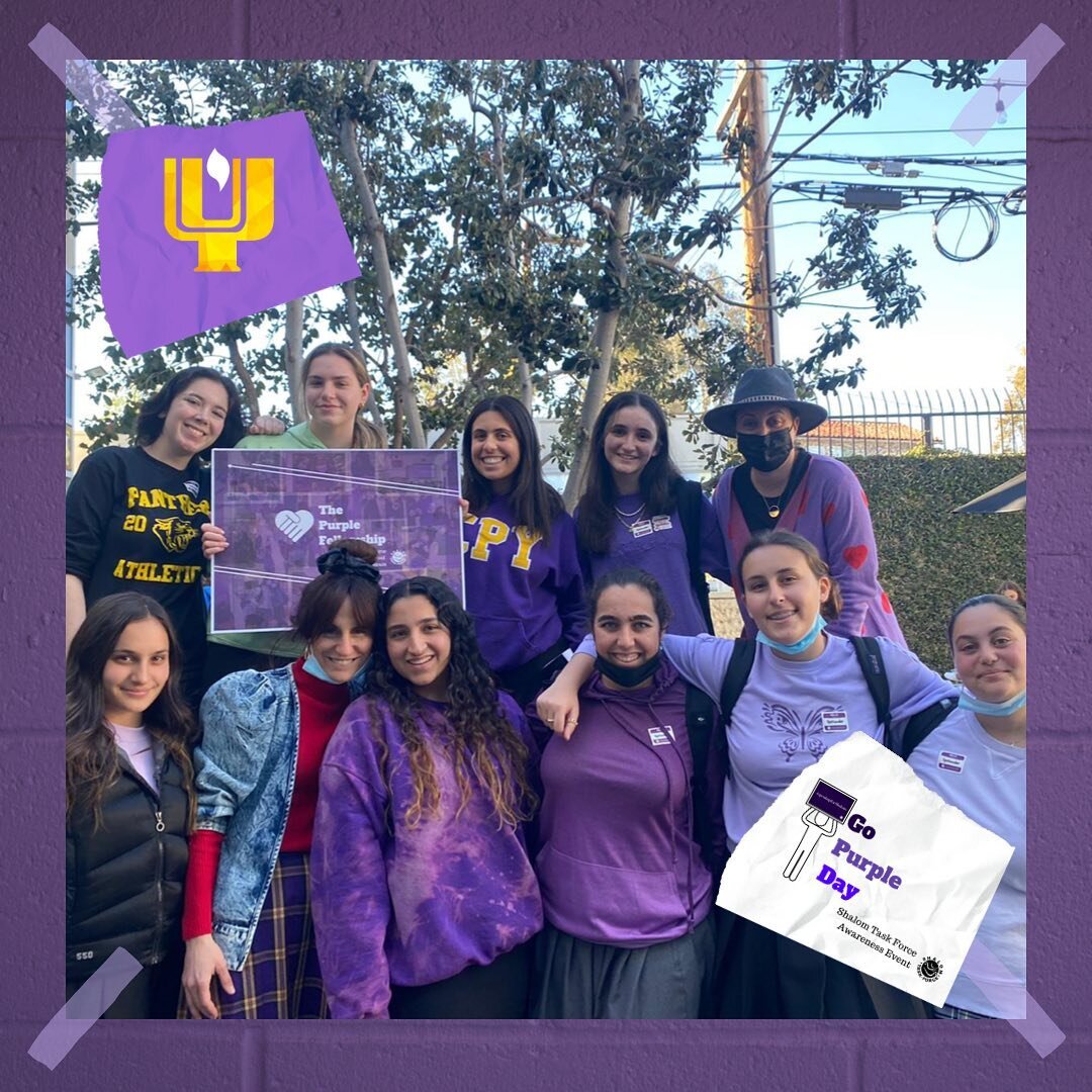 Check out these great pictures from @yulagirls Go Purple Day! Shout out to Zoe for planning the event!