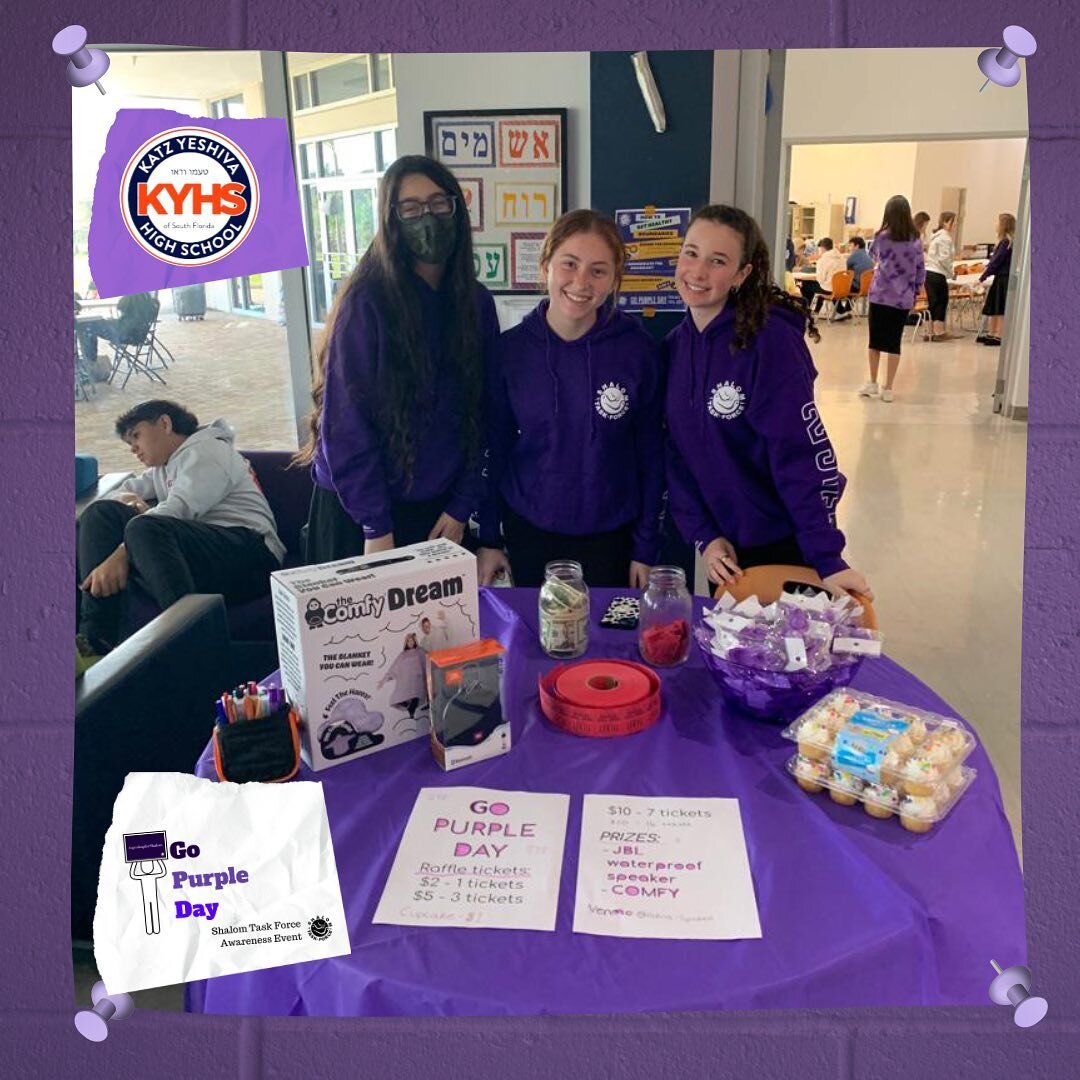 Check out these great pictures from @kyhs_storm Go Purple Day! Shout out to Adina, Hanna, and Jamie for planning the event!