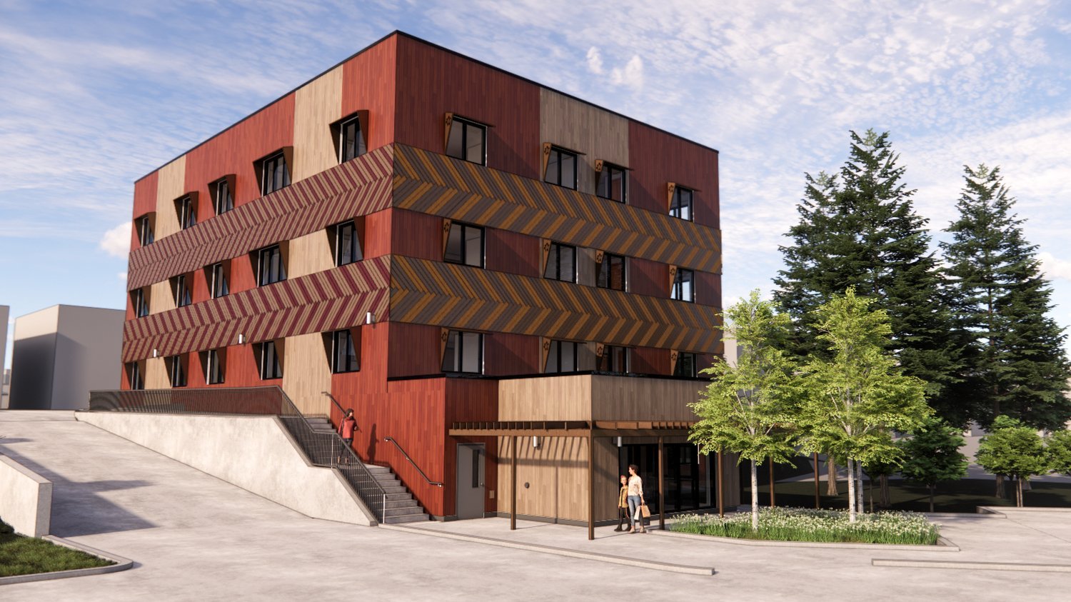 Back of site render (source: Smoke Architecture)