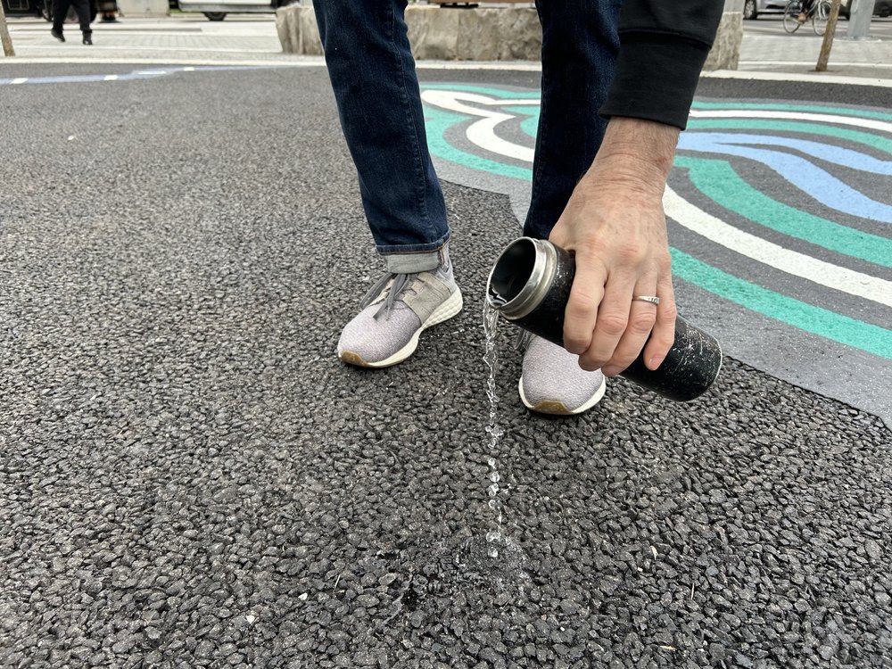 Permeable pavement demo
