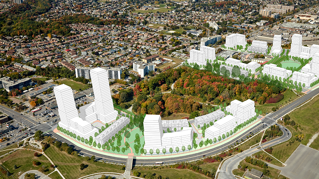 Community render by Canada Lands Company