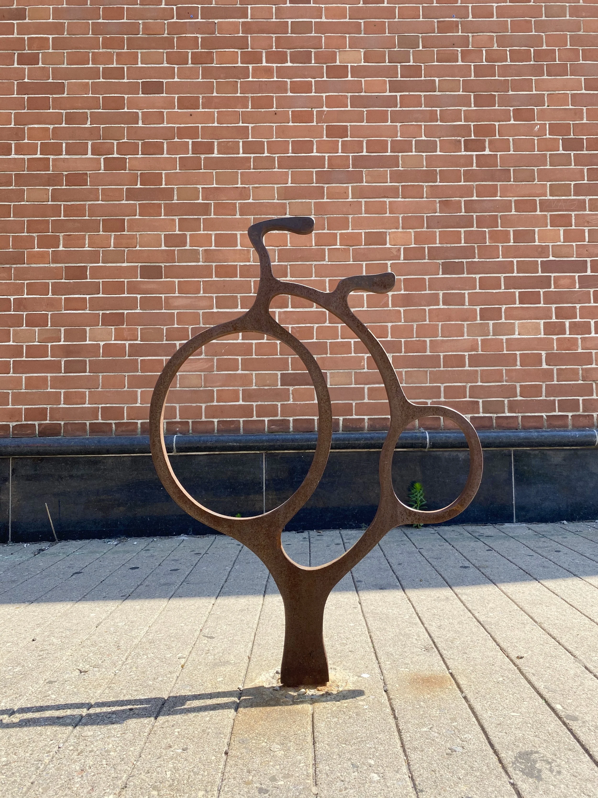 Custom bike rack by SpruceLab
