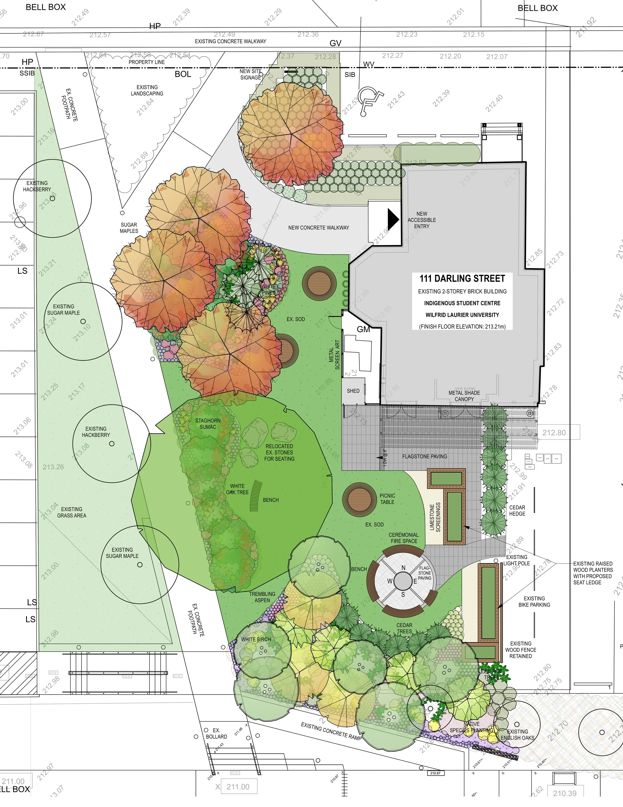 Planting plan by SpruceLab