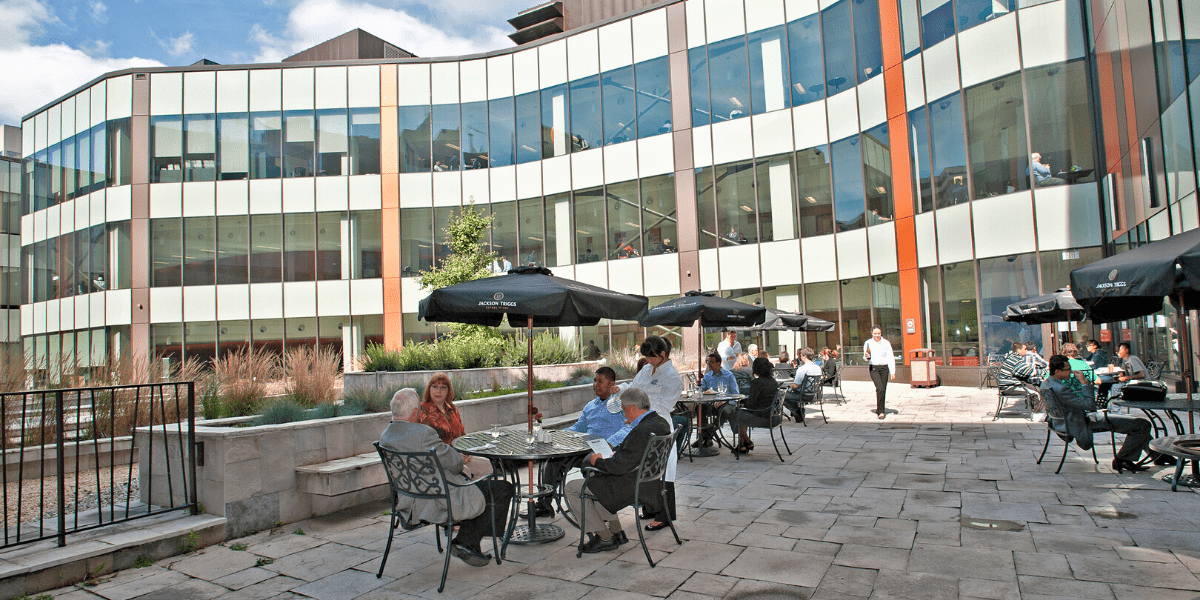 Existing courtyard by TRSM