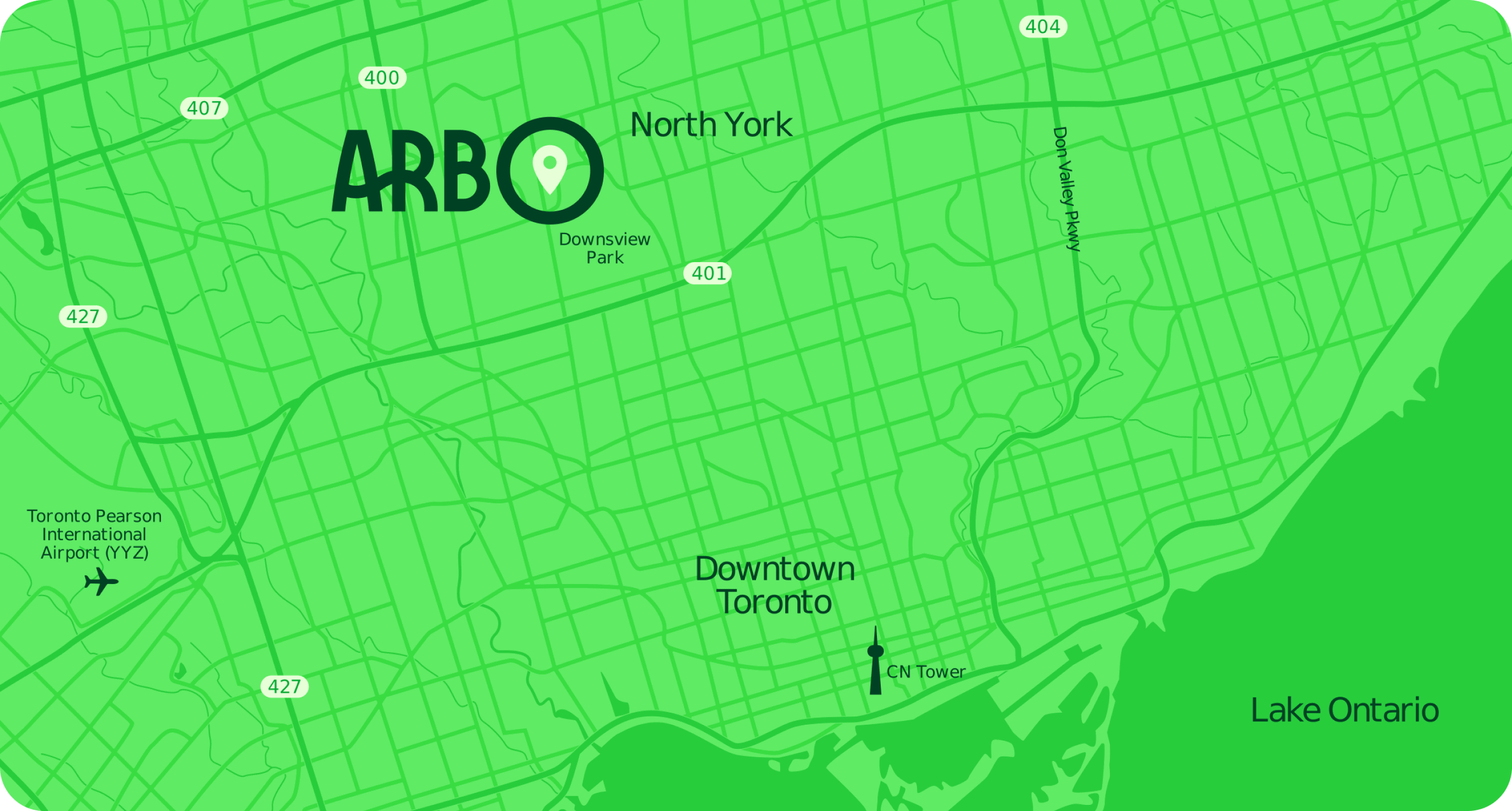 Site context by Arbo Downsview
