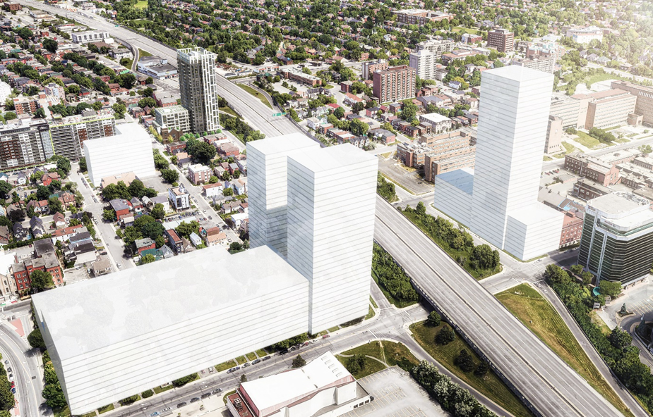 Massing render (source: NEUF Architect(e)s)
