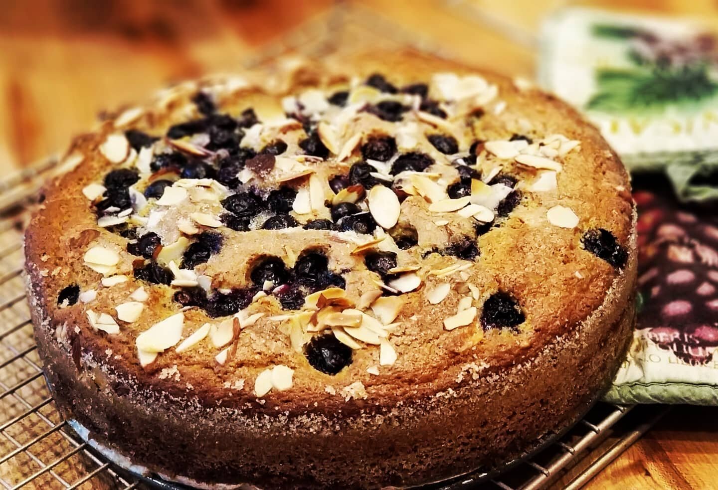 I'm calling this a Buttermilk Cardamom Cake with Blueberries and Almonds and a Lemon Blueberry Compote.
It's really just the most delicious and simple cake ever. Check out&nbsp;@kacc3&nbsp;'s recipe for &quot;House Cake&quot; on our website www.salto