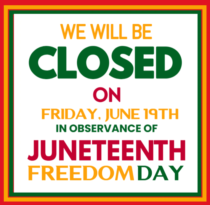 Borough Offices Closed Friday June 19 for Juneteenth