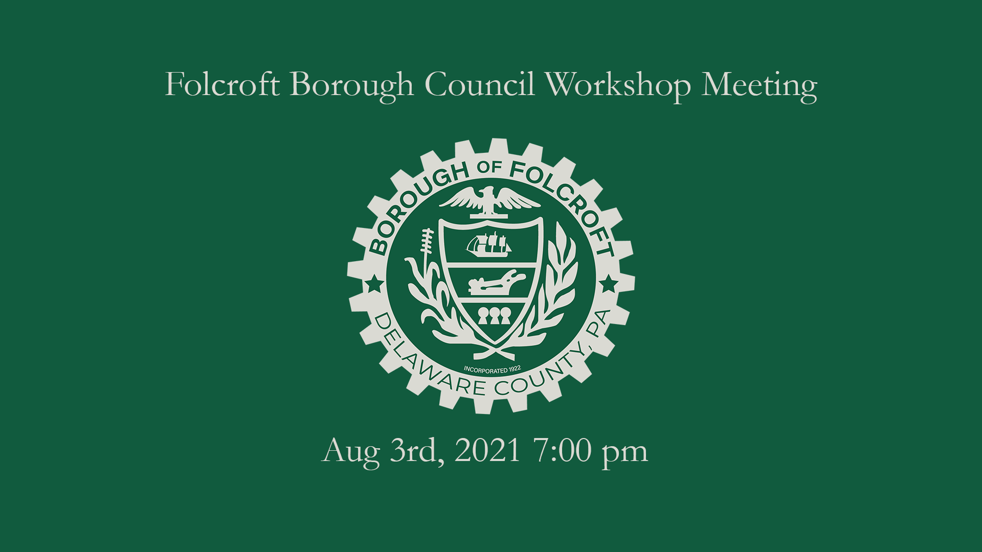 Events — The Borough of Folcroft