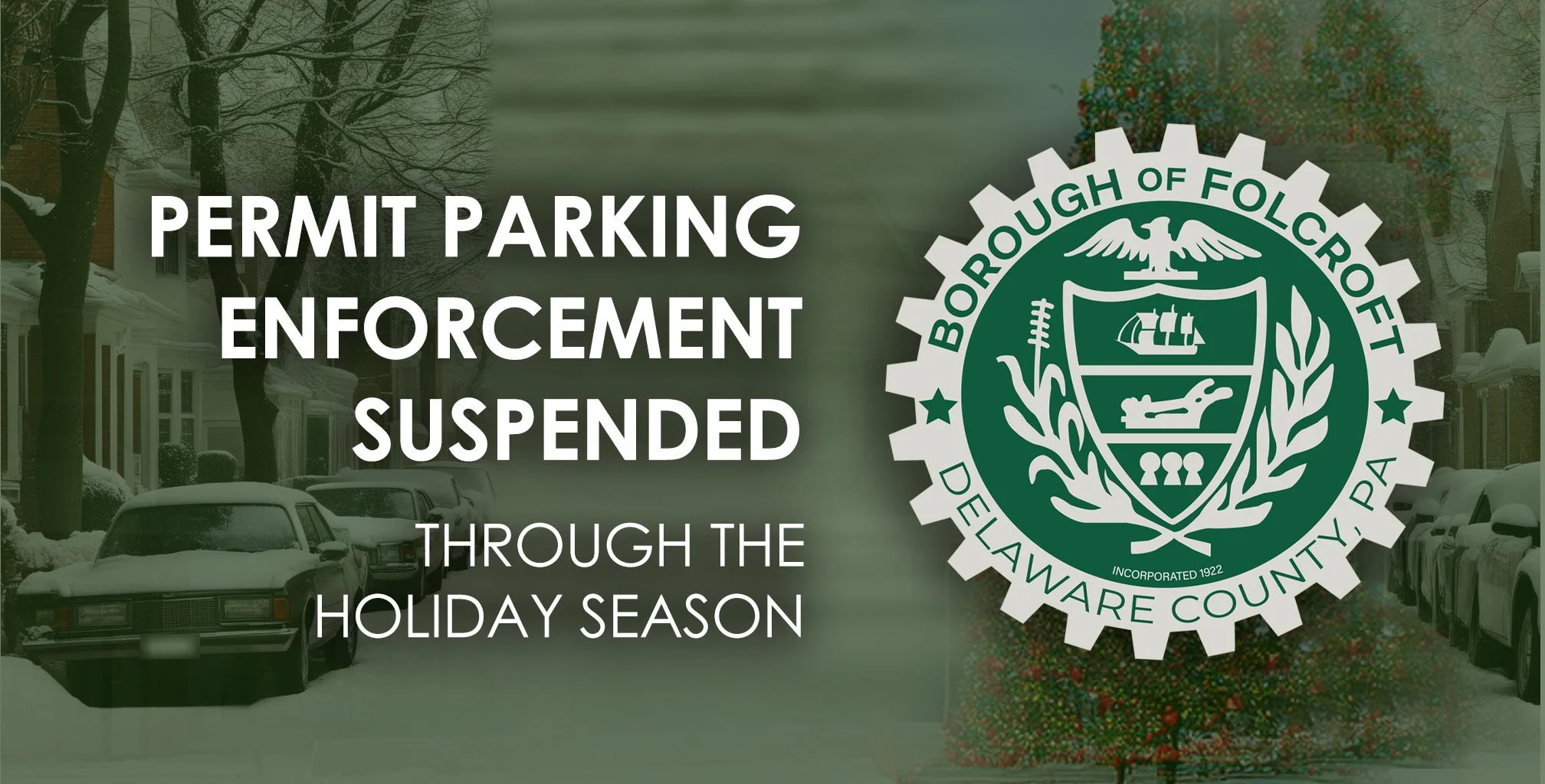 Parking Permit Enforcement Suspended Until January 5, 2026