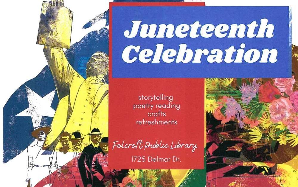 Celebrate Juneteenth at the Folcroft Public Library on Saturday, June 13th