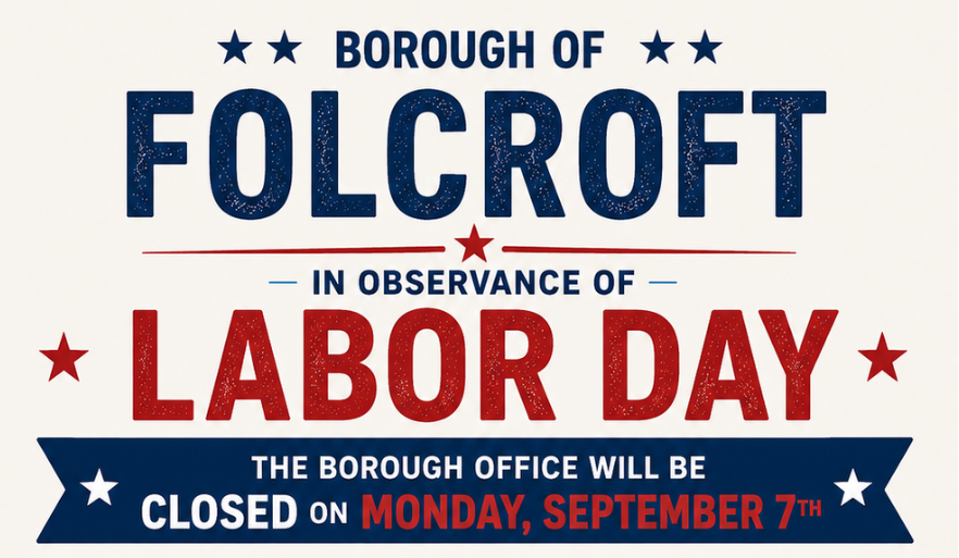Office CLOSED on Monday, September 7th in observance of Labor Day.