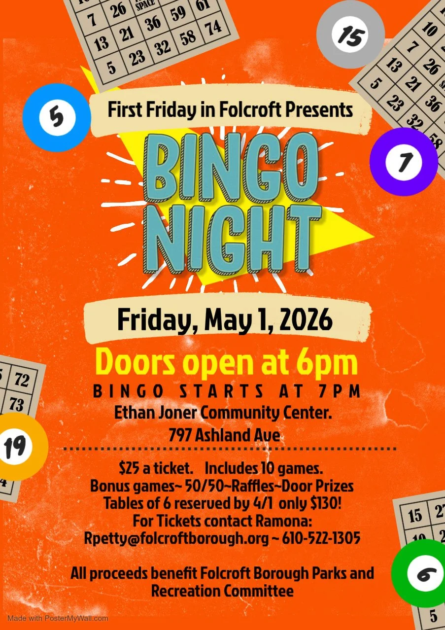 Bingo Night is Friday, May 1, 2026