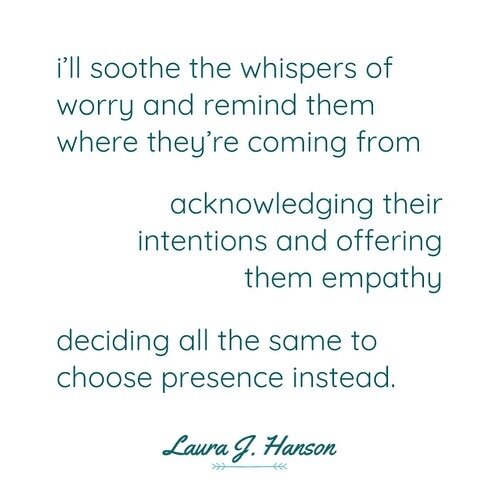 For anyone feeling anxious or worried in the midst of uncertainty, this is for you ✨

Shifting my relationship with worry has dramatically changed my experience with anxiety.

Once I realized that, for me, anxiety was showing up as a mechanism for se